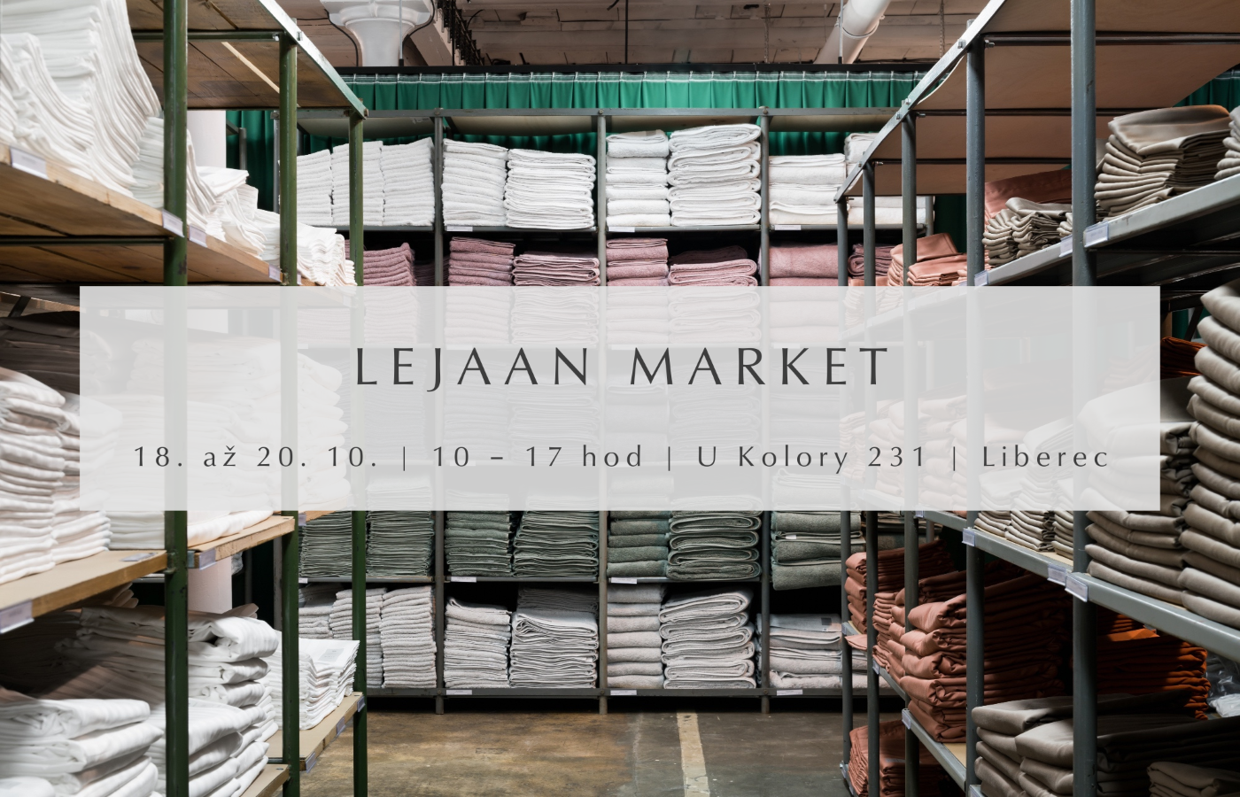 Zveme vás na podzimní Lejaan Market