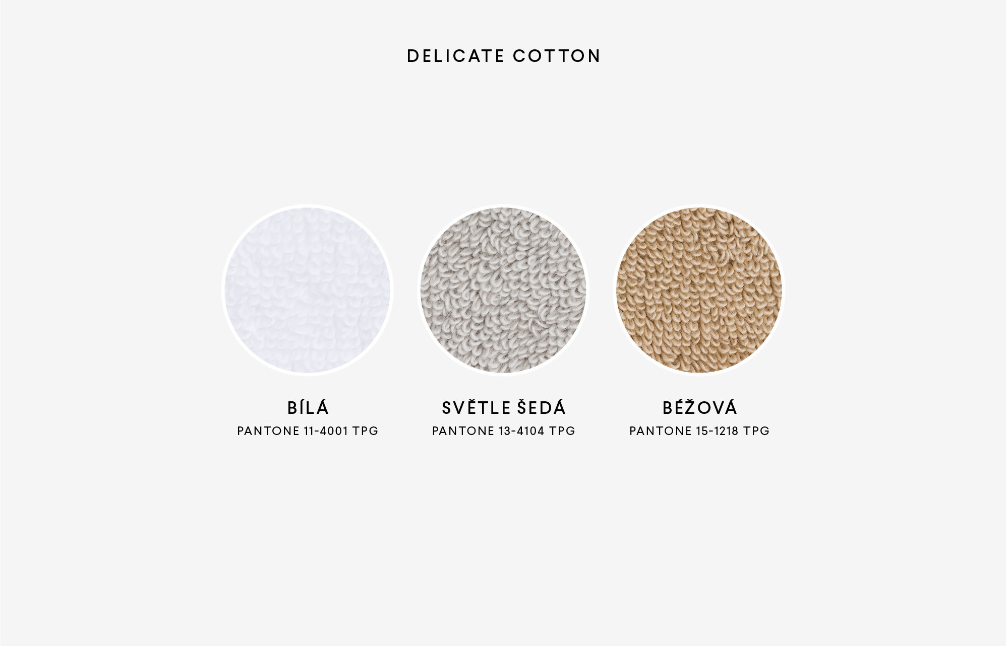  Kolekce Ručníky Delicate Cotton