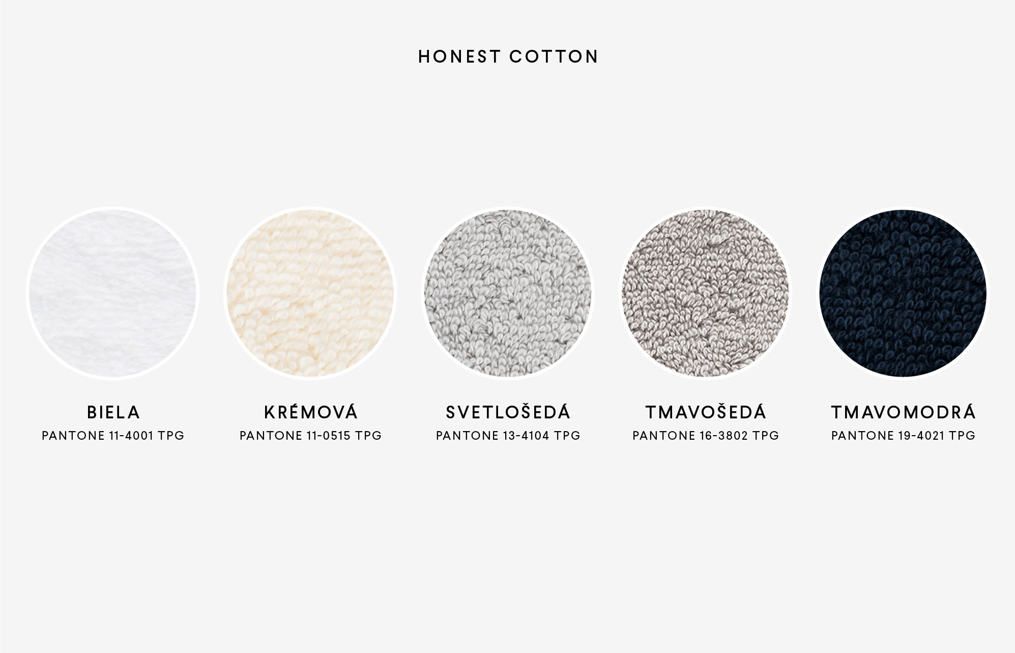  Kolekce Honest Cotton