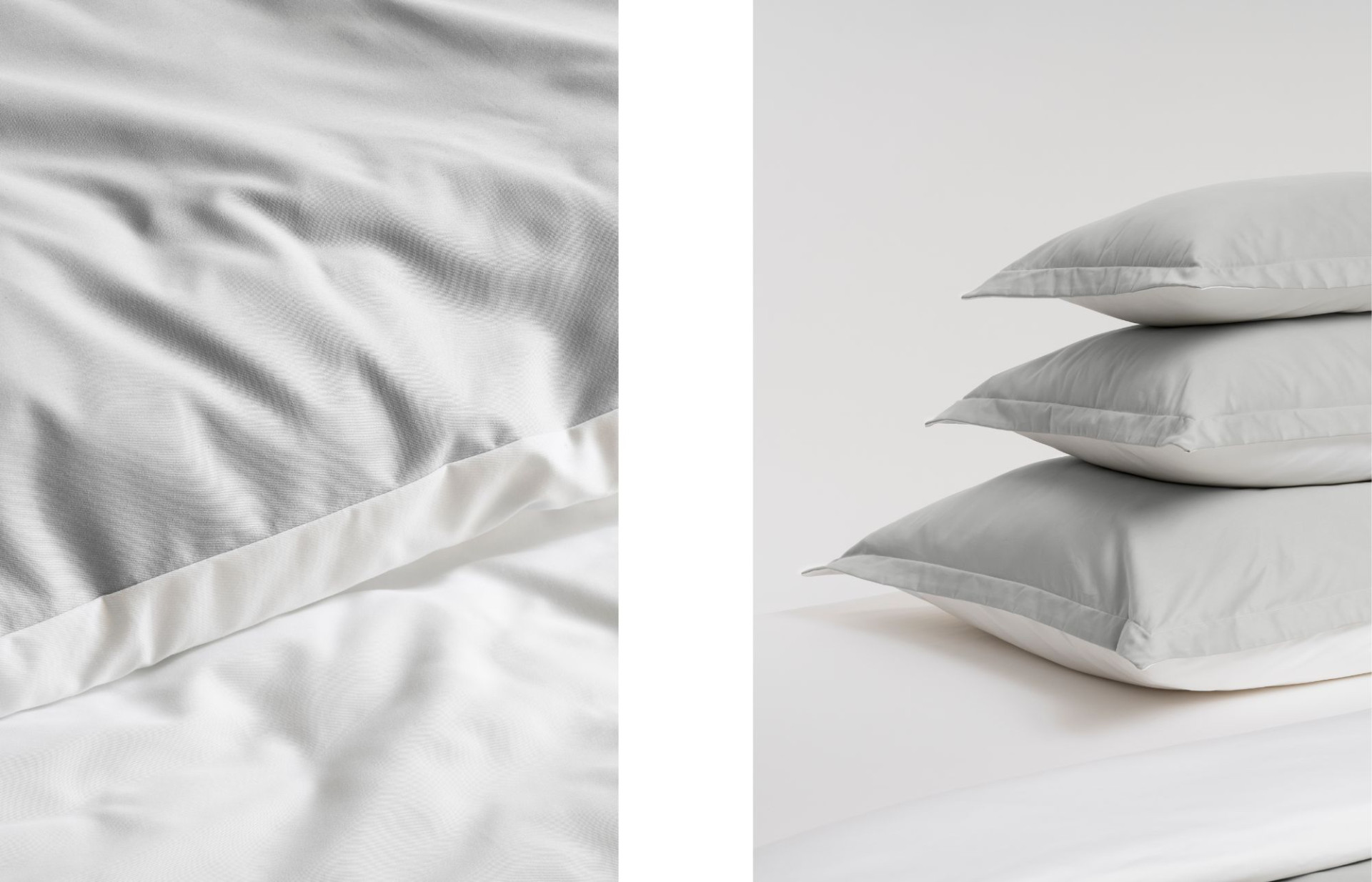 The Frozen Lake collection offers a beautiful combination of grey and white.