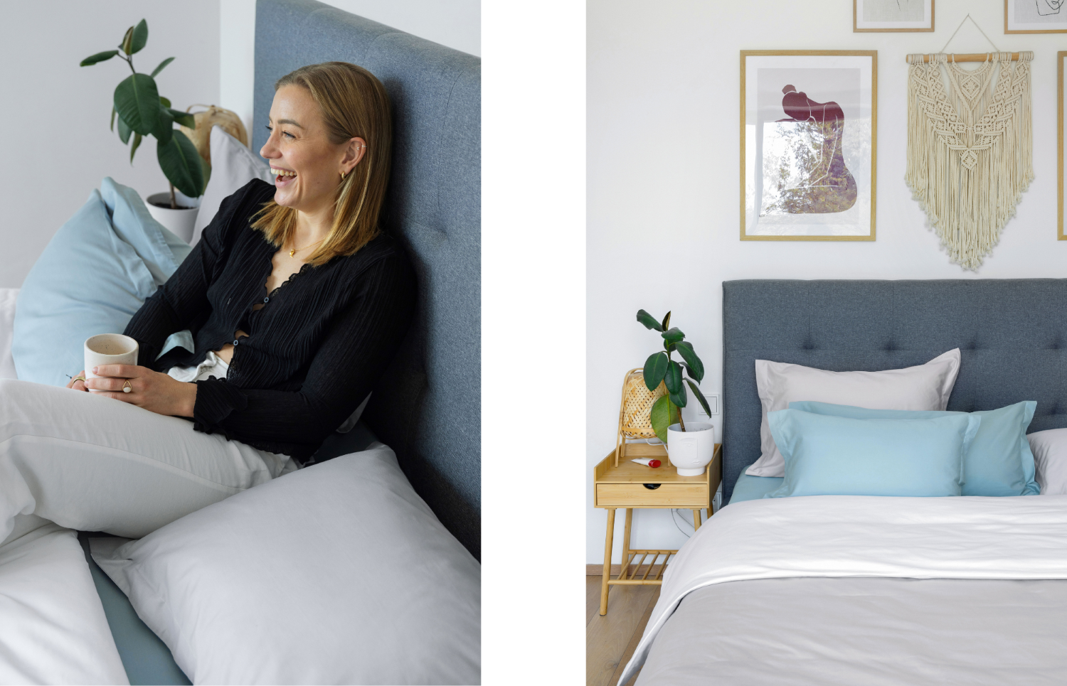 Lucie prefers to spend the night in a freshly made bed over a party night out.
