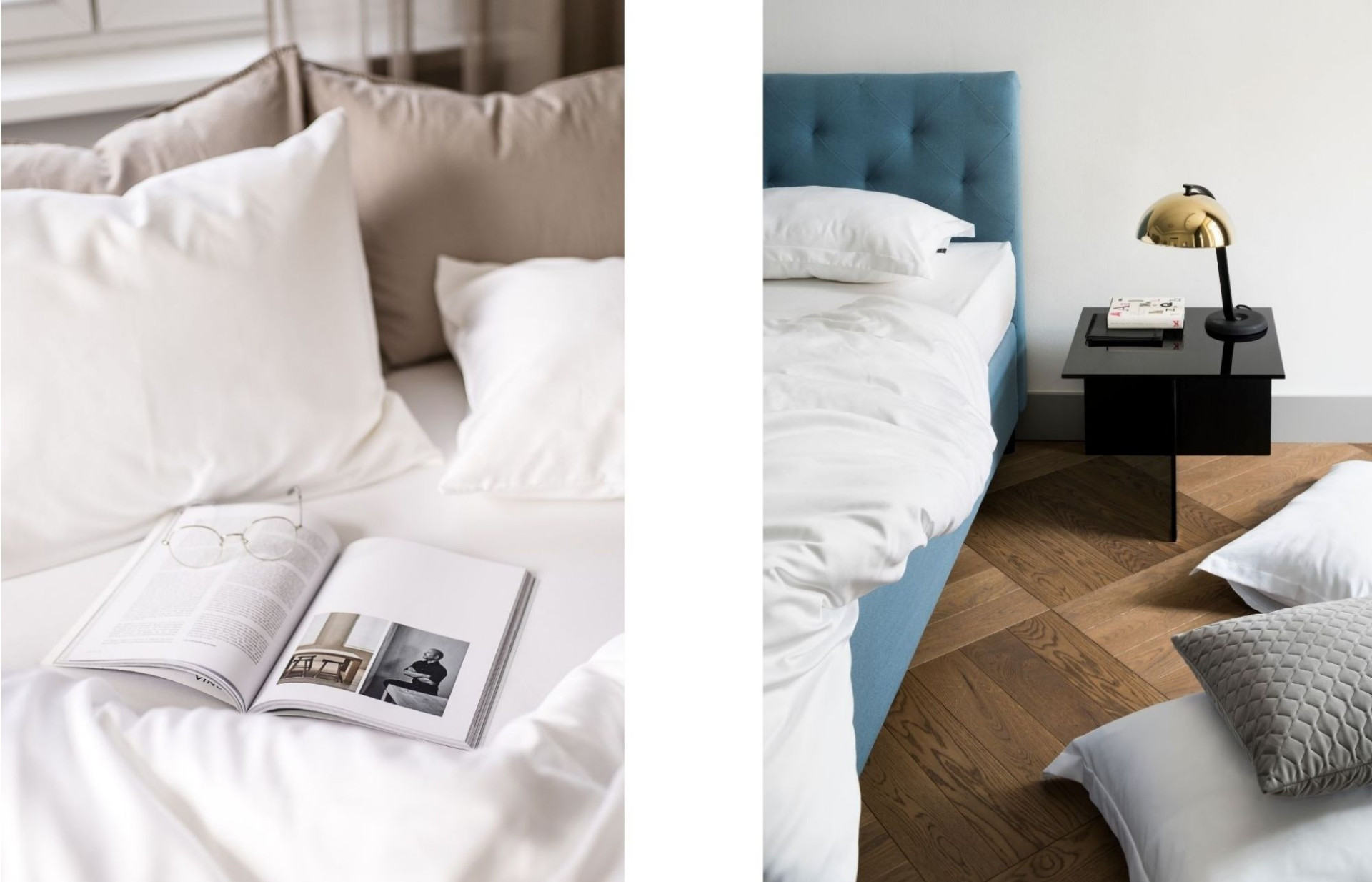 Our Quiet Jungle collection is the ideal base, as any added colour of your choice looks great with it.